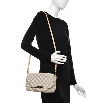 Louis Vuitton Damier Azur Favorite MM 2 of 7