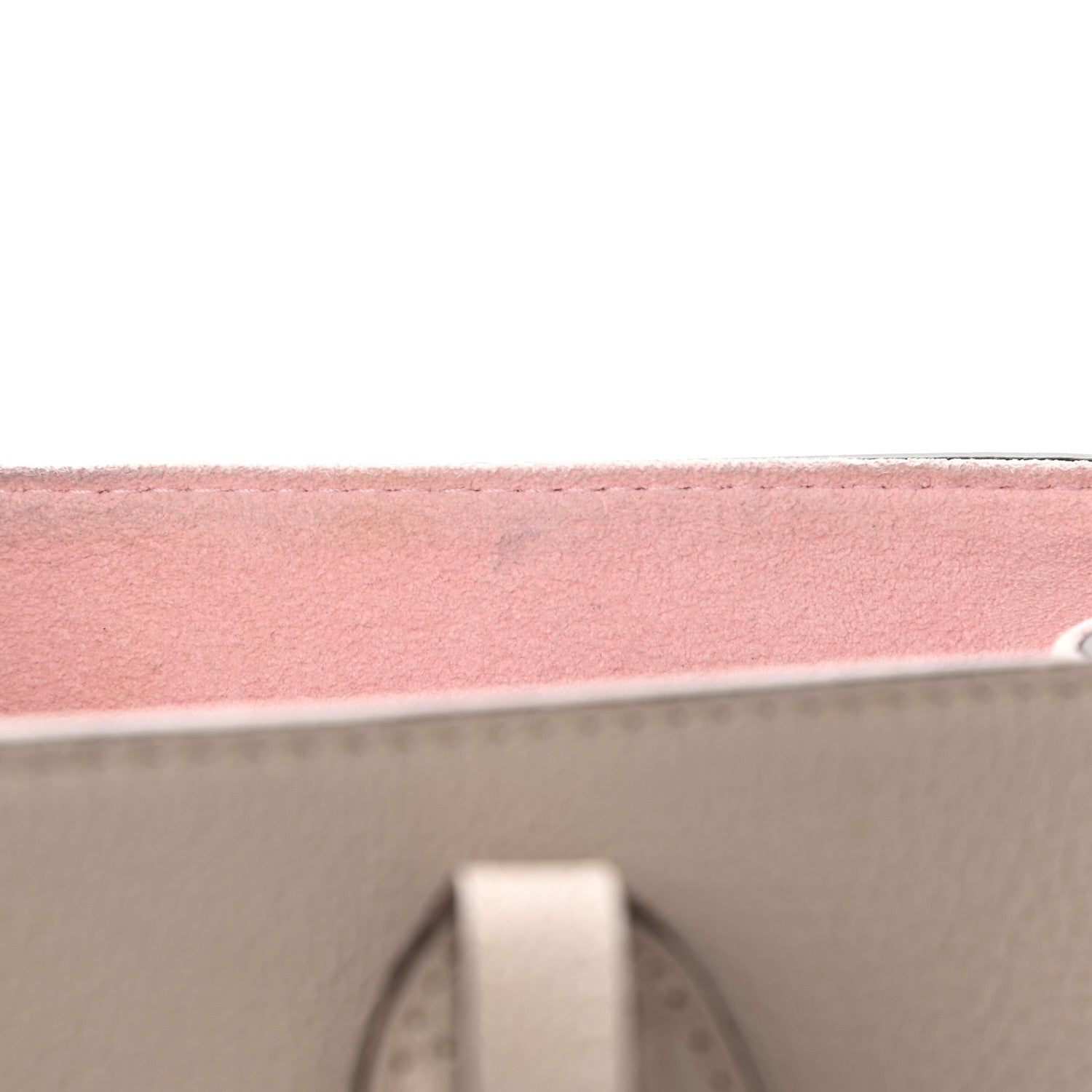 Louis Vuitton Grained Calfskin Lockme Shopper Greige 11 of 11
