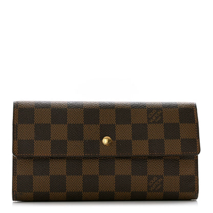 Louis Vuitton Damier Ebene Porte Tresor International Wallet 1 of 10