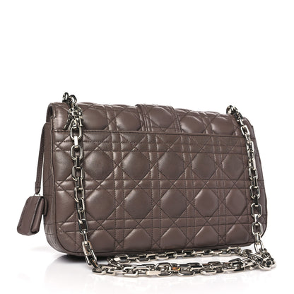 Christian Dior Lambskin Cannage Medium Miss Dior Flap Taupe 3 of 10