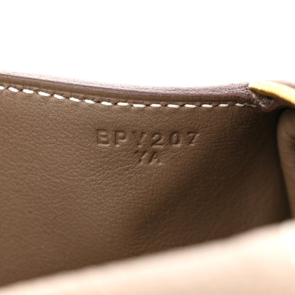 Hermes Taurillon Clemence Mini Lindy 20 Etoupe 7 of 11