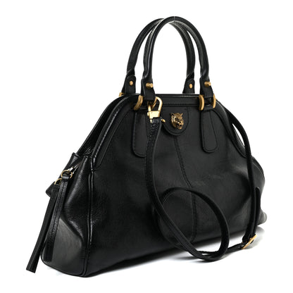Gucci Calfskin Medium Re(Belle) Top Handle Bag Black 3 of 12