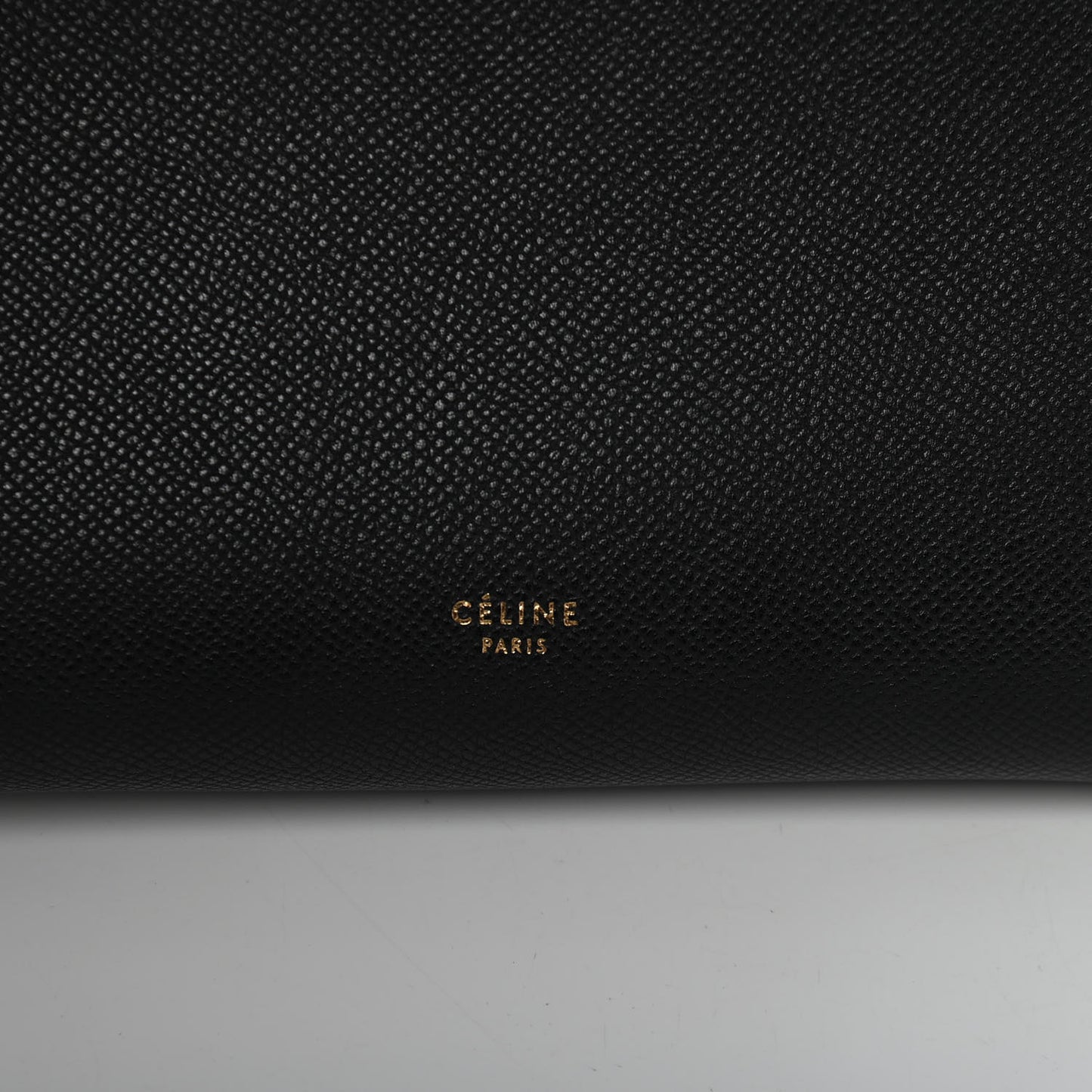 Grained Calfskin Micro Belt Bag Black