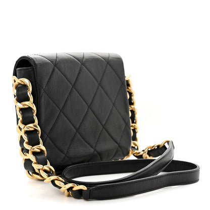 Chanel Calfskin Quilted Small Framing Chain Bag Black 3 of 10