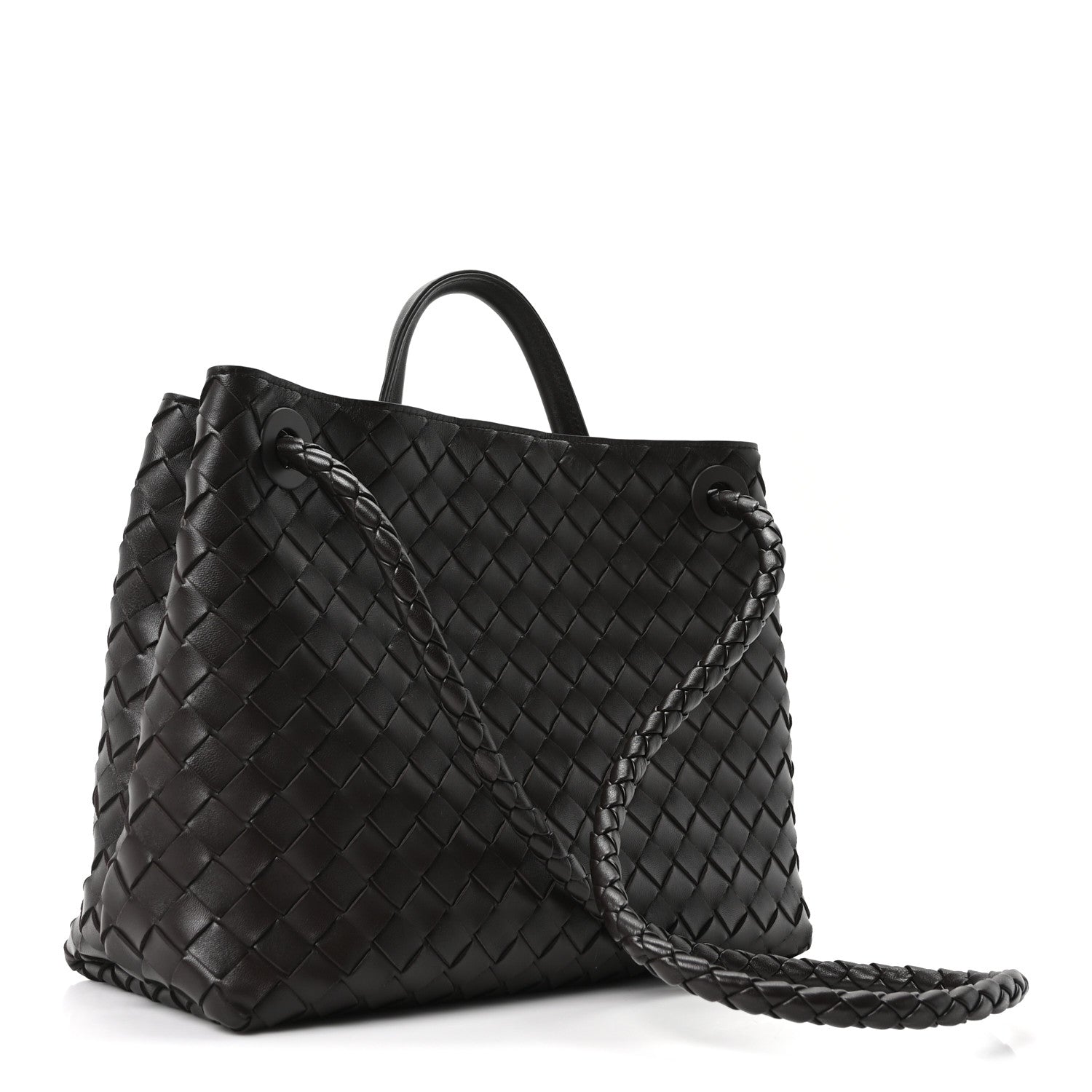 Bottega Veneta Nappa Intrecciato Medium Andiamo Shoulder Bag Fondant 3 of 9