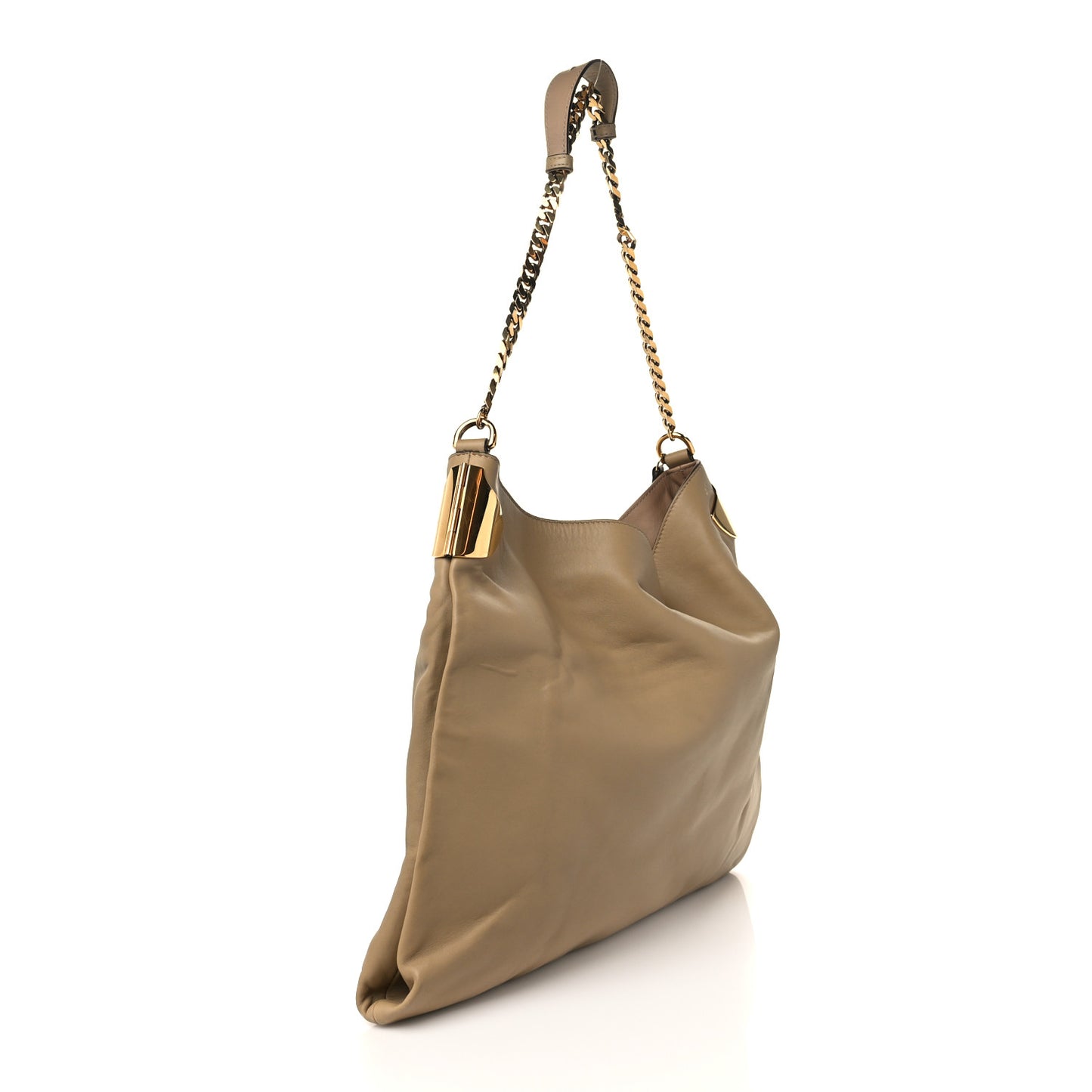 Lambskin 1970 Large Shoulder Bag Beige