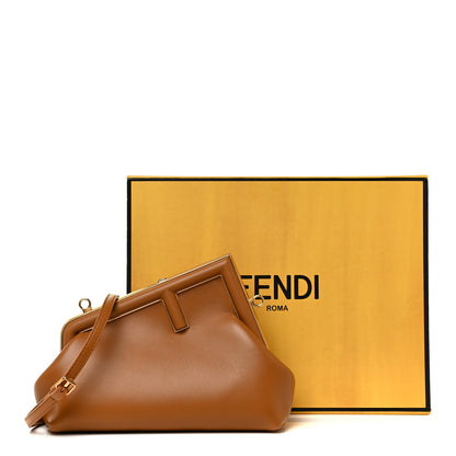 Fendi Shiny Nappa Small Fendi First Caramello 11 of 11