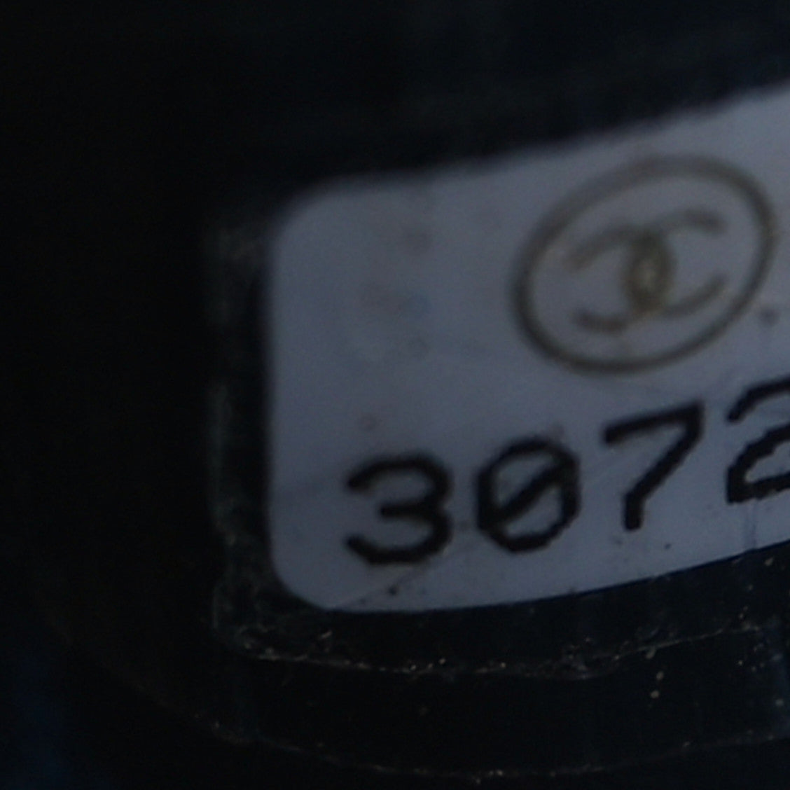 Denim CC Quilted Mini Square Flap Blue