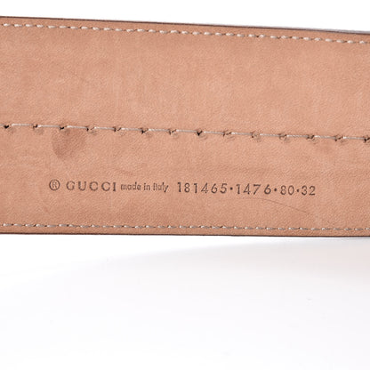 Gucci Guccissima Wide Belt 80 32 Brown 4 of 9