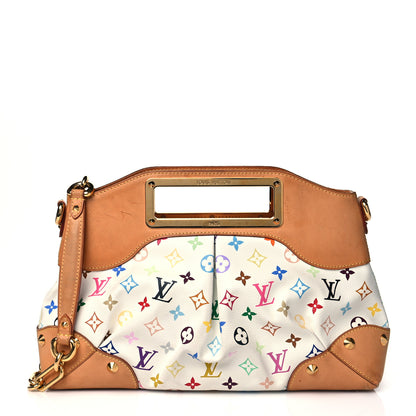 Louis Vuitton Monogram Multicolor Judy MM White 1 of 15