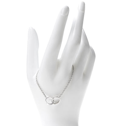 Cartier 18K White Gold Interlocking LOVE Bracelet 2 of 7