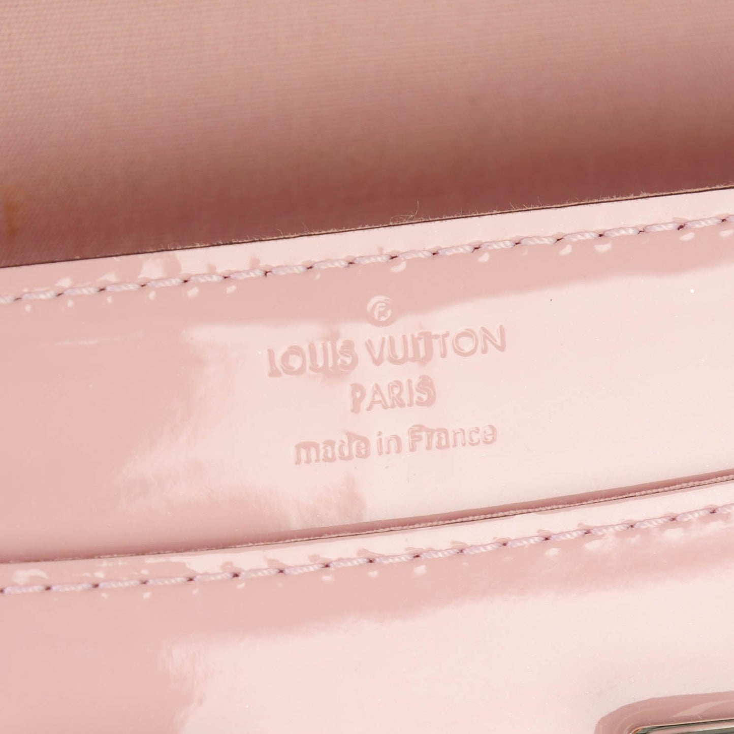 Patent Chain Louise MM Rose Ballerine