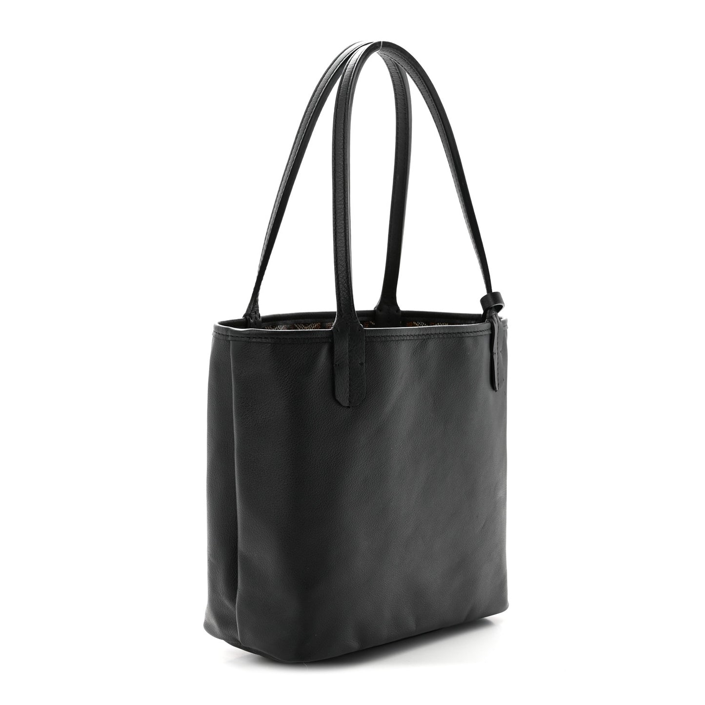 Goyardine Reversible Mini Anjou Black