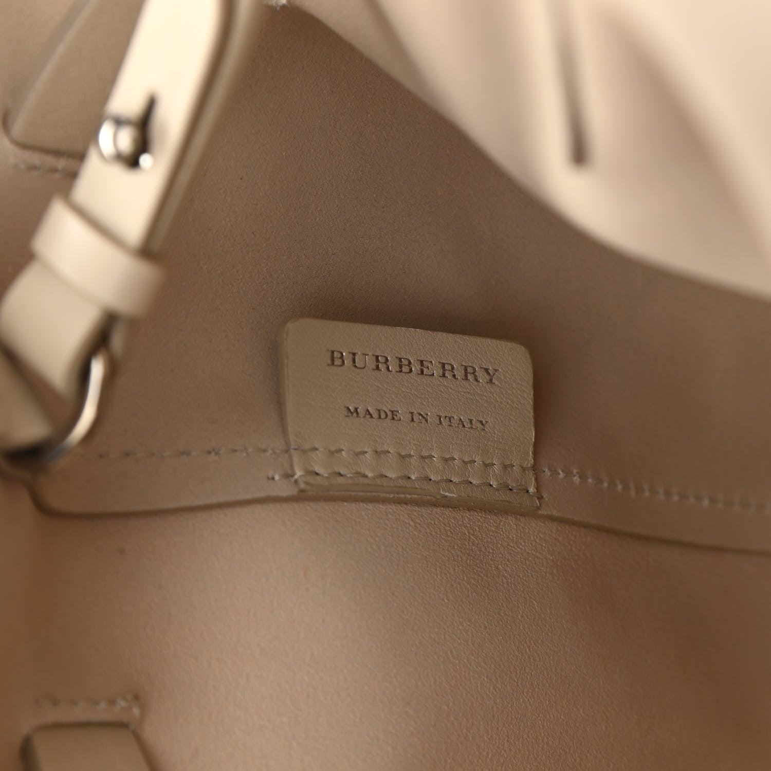 Burberry Soft Calfskin Medium Belt Bag Limestone 7 of 10