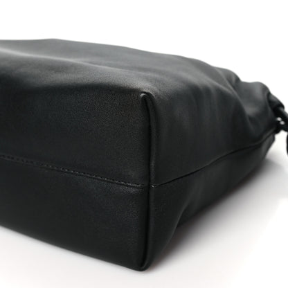 Loewe Mellow Nappa Donut Chain Flamenco Knot Clutch Black 10 of 10