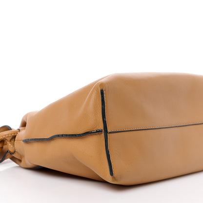 Loewe Calfskin Mini Flamenco Knot Clutch Oak 9 of 12