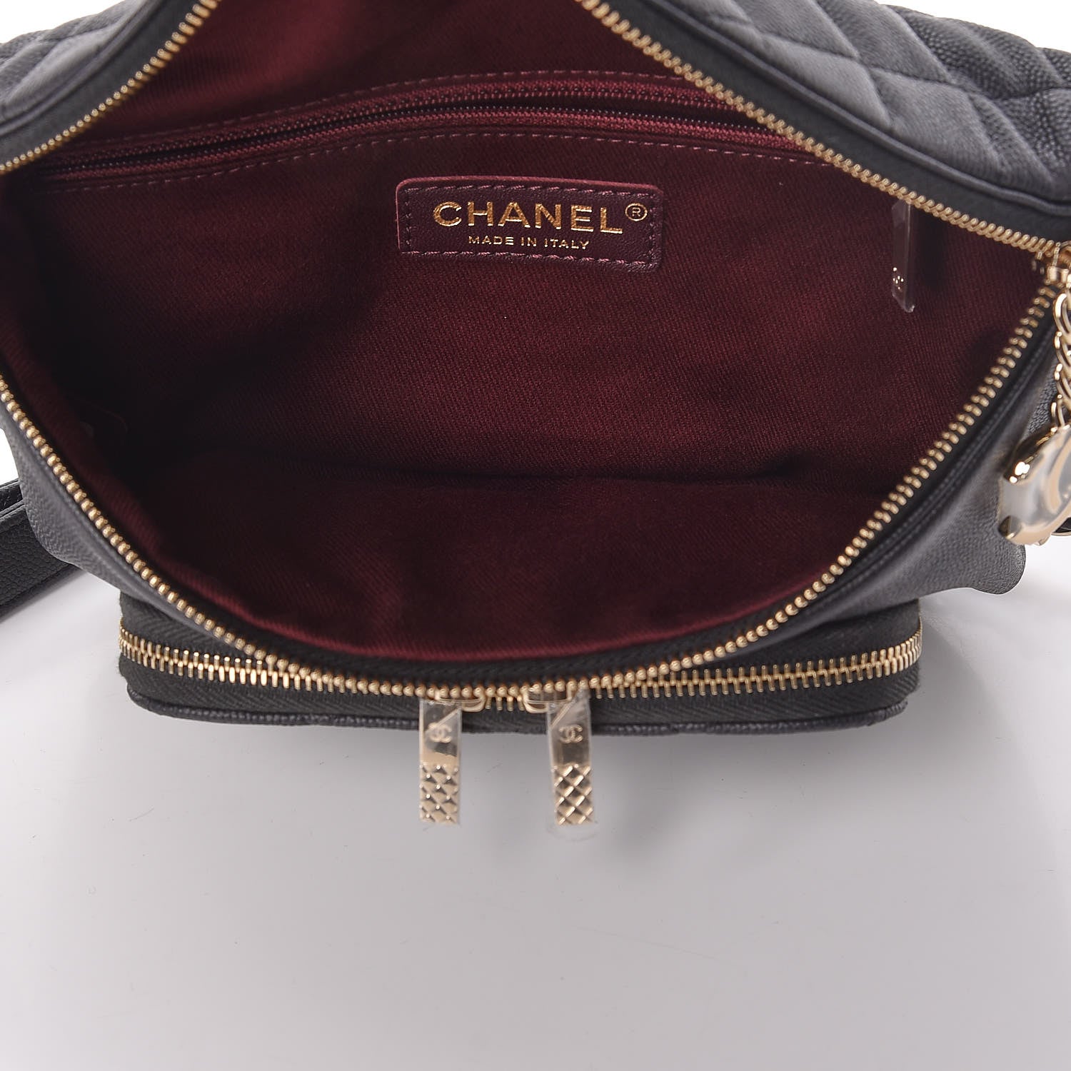 Chanel Caviar Quilted Business Affinity Waist Belt Bag Black 7 of 11