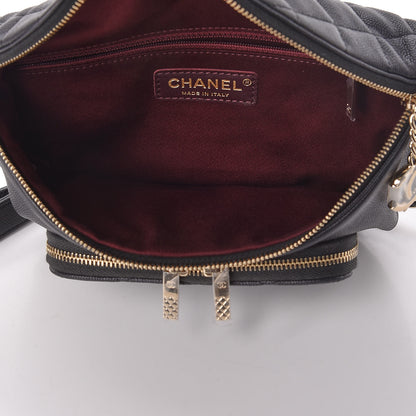 Chanel Caviar Quilted Business Affinity Waist Belt Bag Black 7 of 11