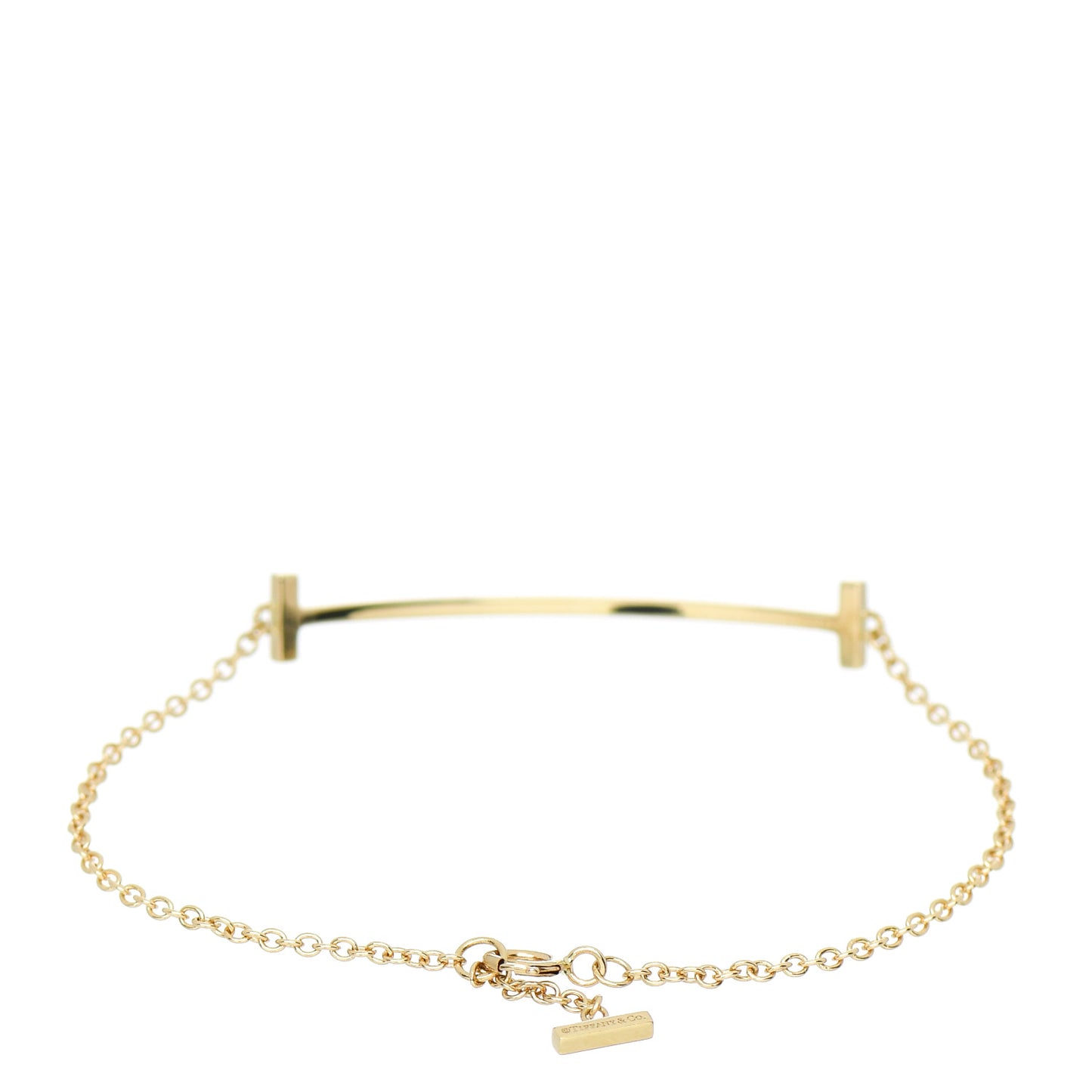 18K Yellow Gold T Smile Bracelet