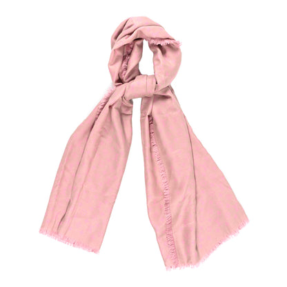 Louis Vuitton Silk Wool Monogram So LV Stole Blush 1 of 4