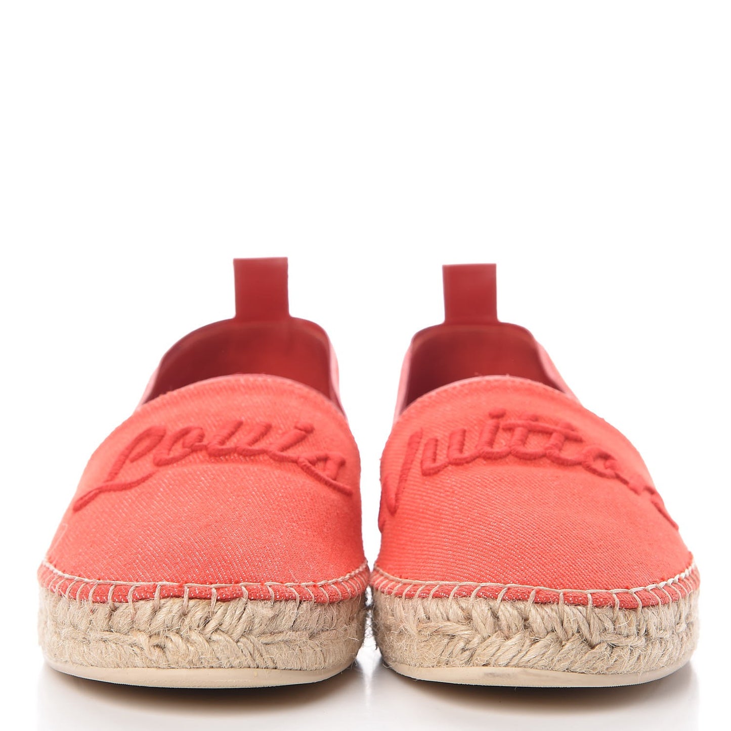 Canvas Waterfall Espadrille 38 Rouge