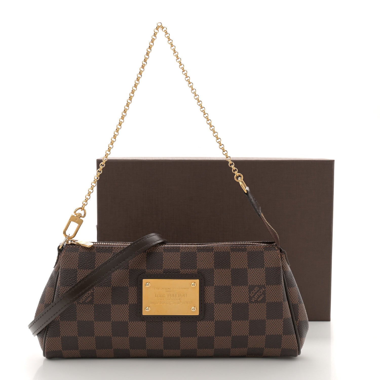 Louis Vuitton Damier Ebene Eva Clutch 11 of 11