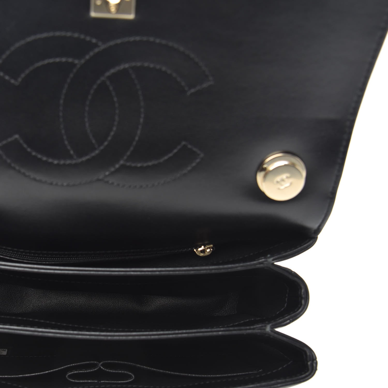 Chanel Lambskin Quilted Small Trendy CC Dual Handle Flap Bag Black 5 of 11