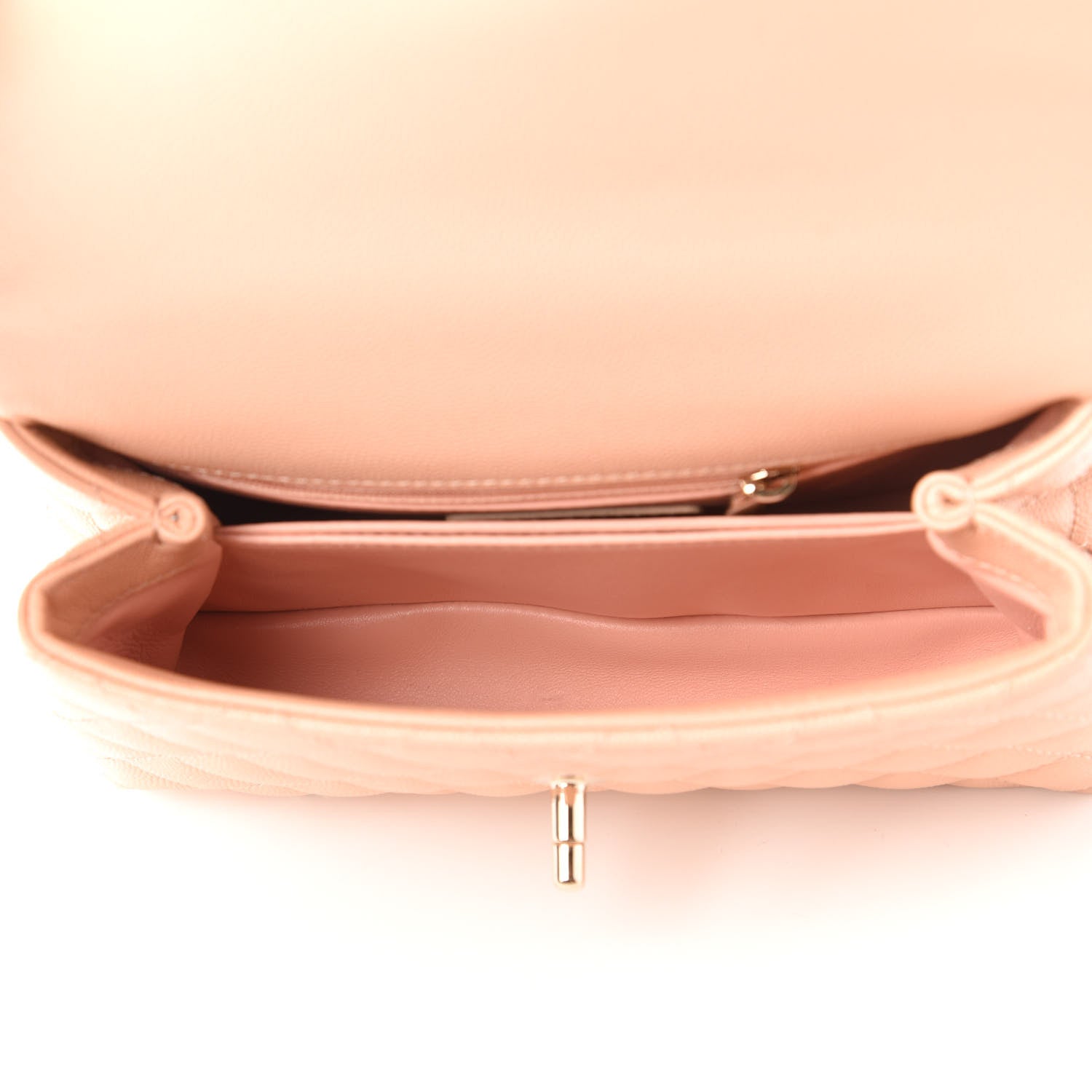 Chanel Caviar Quilted Mini Coco Handle Flap Light Pink 5 of 11
