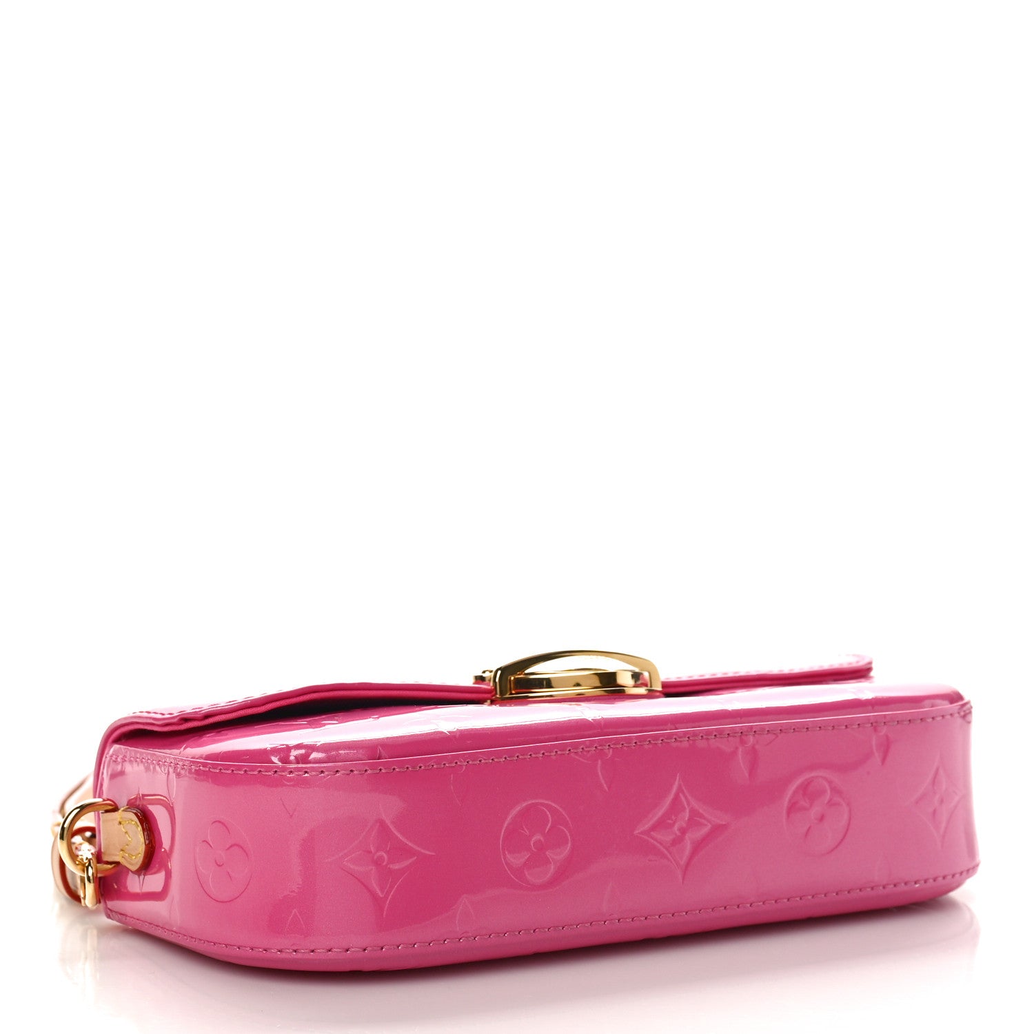 Louis Vuitton Vernis Malibu Pochette Neon Pink 4 of 8
