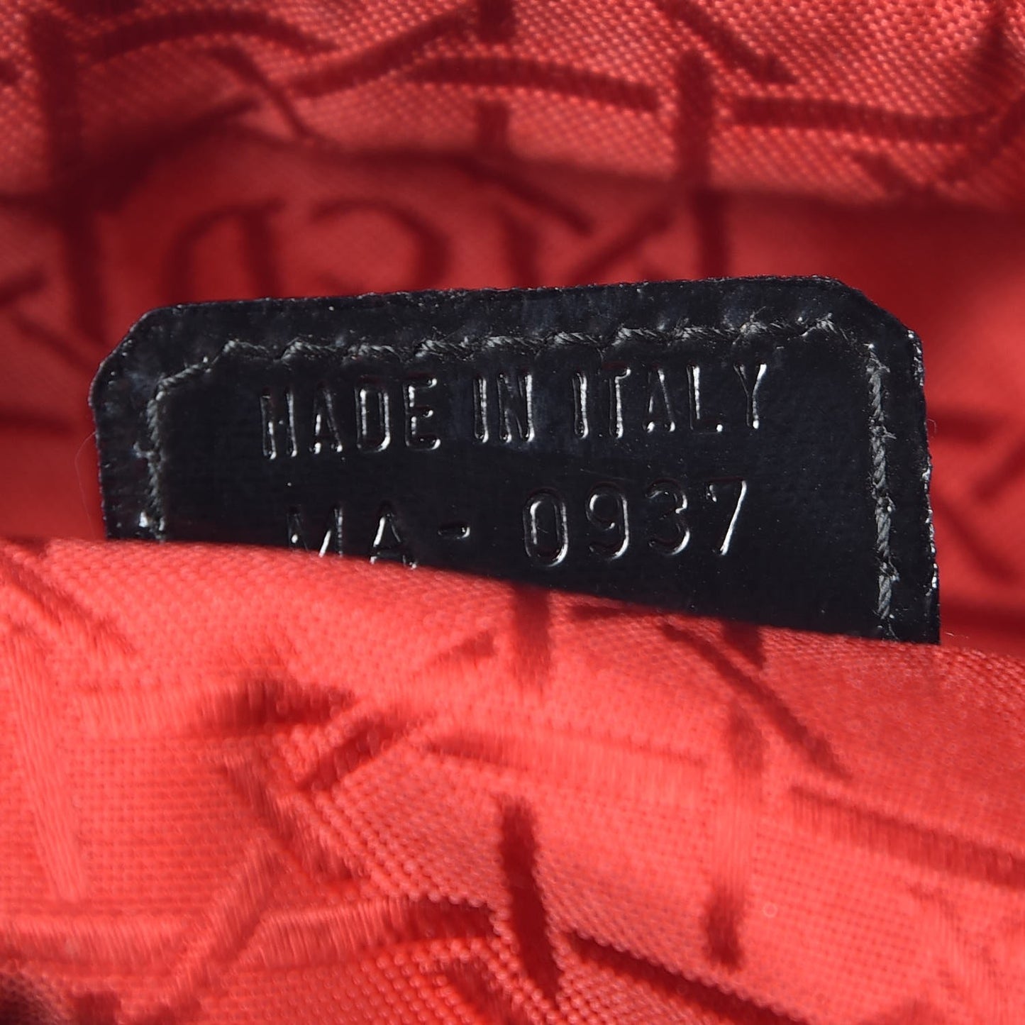 Glazed Calfskin Cannage Large Lady Dior Black