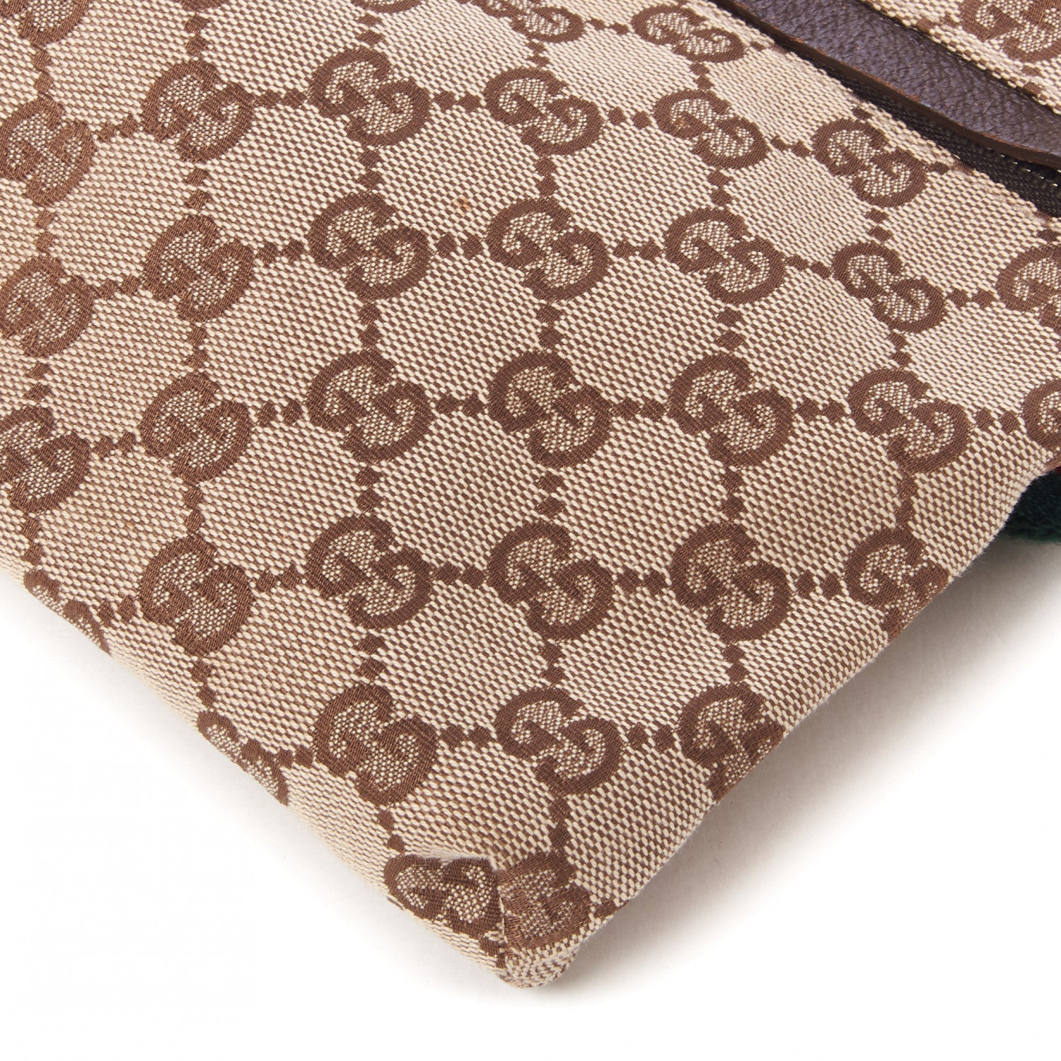 Gucci GG Monogram Double Pocket Belt Bag Dark Brown 6 of 8