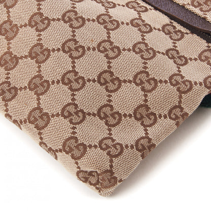 Gucci GG Monogram Double Pocket Belt Bag Dark Brown 6 of 8