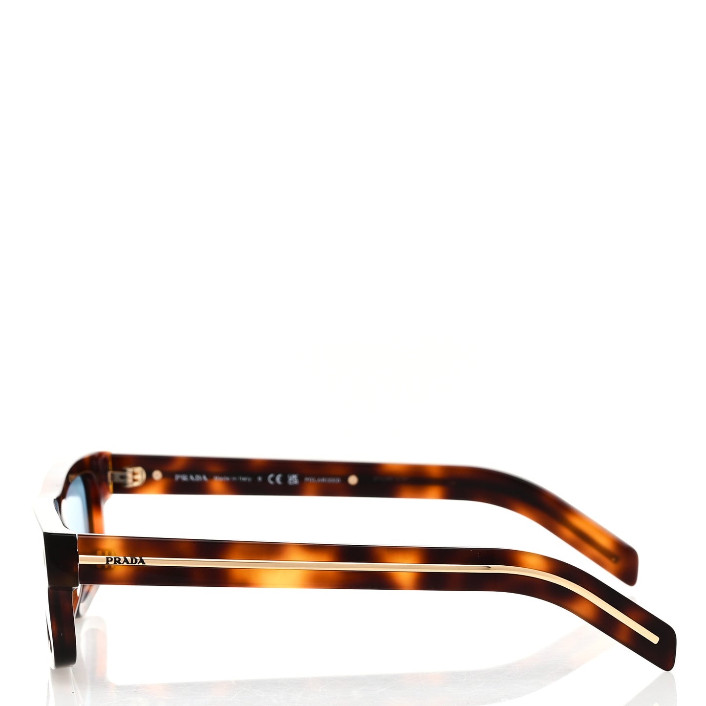 Acetate Rectangular Sunglasses SPR B11 Tortoise Turquoise