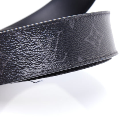 Louis Vuitton Monogram Eclipse Taigarama 40mm LV Initiales Reversible Belt 95 38 Black 11 of 11