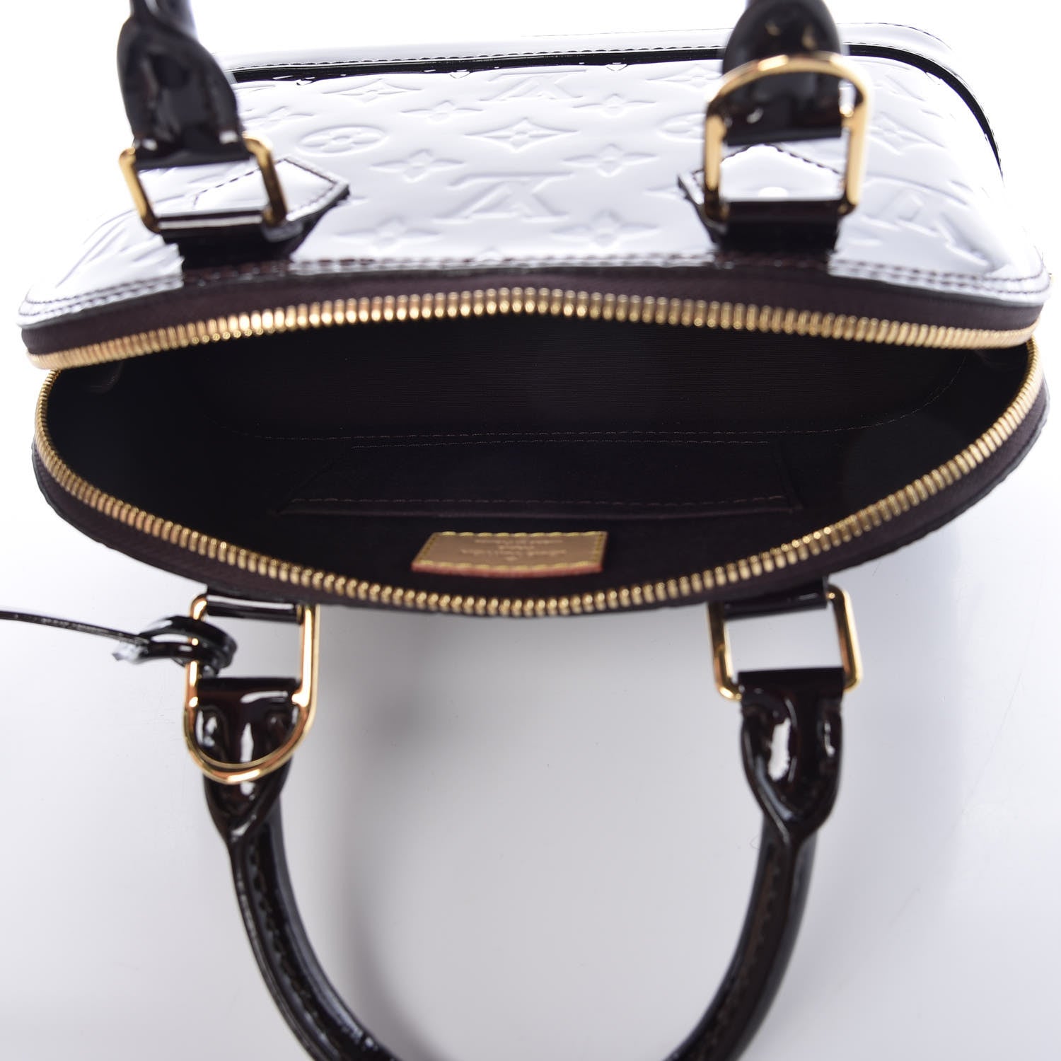 Louis Vuitton Vernis Alma BB Amarante 6 of 10