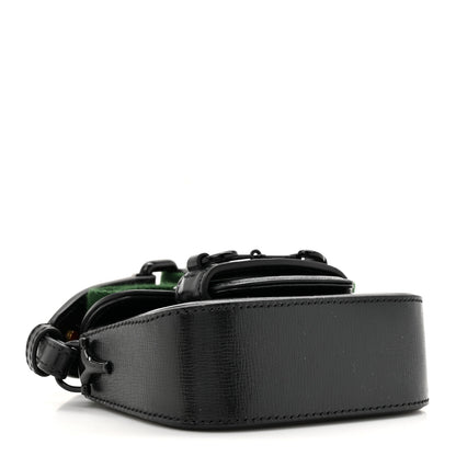 Gucci Azalea Calfskin Web Horsebit 1955 Wallet On Strap Black 4 of 12