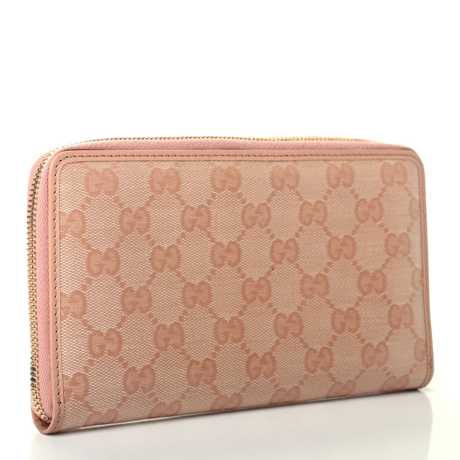 Gucci Monogram Joy Zip Around Organizer Wallet Pink 3 of 8