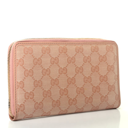 Gucci Monogram Joy Zip Around Organizer Wallet Pink 3 of 8