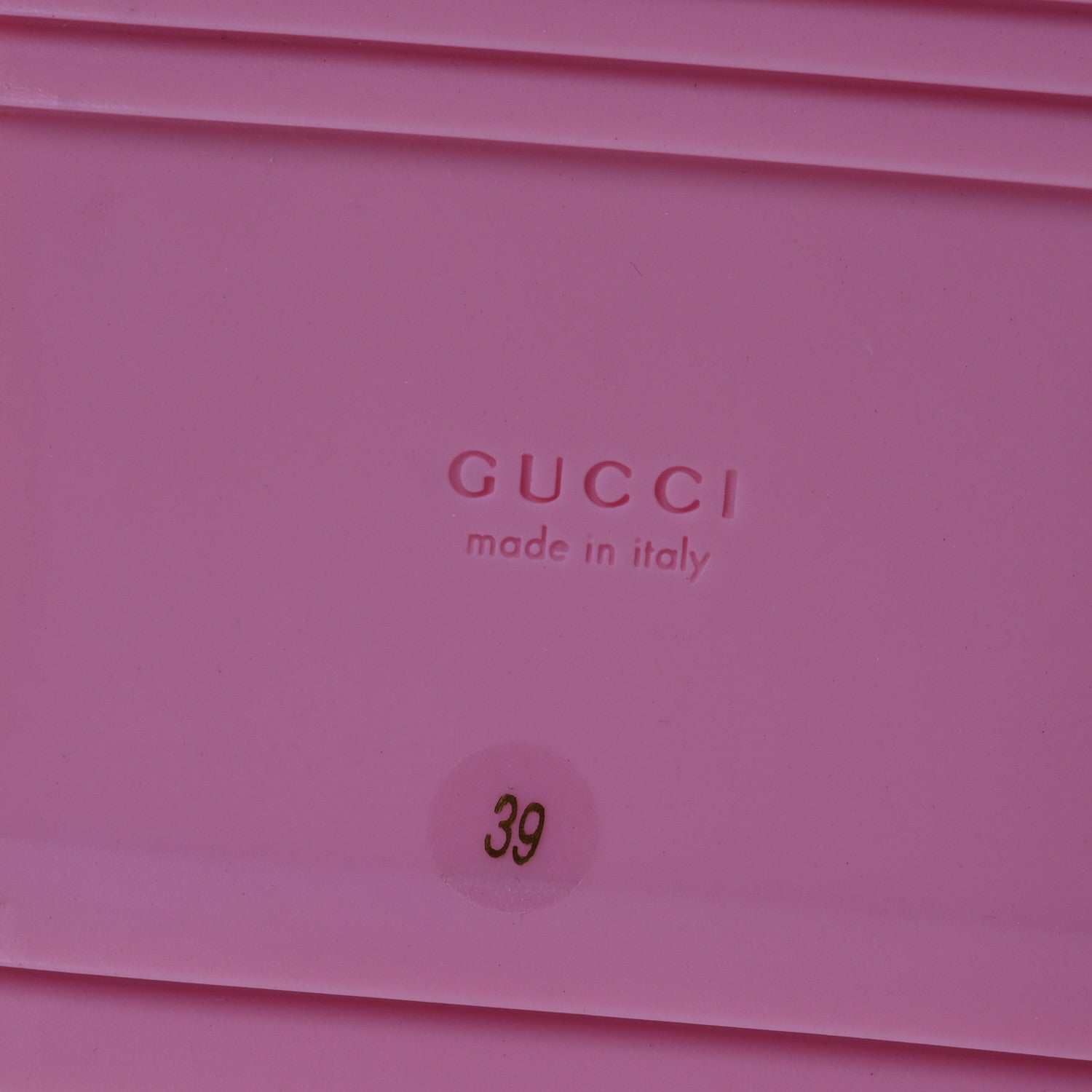Gucci GG Supreme Monogram Granada Kid Angelina Platform 35mm Slingback Sandals 39 Cotton Candy Dark Cotton Candy Wild Rose 8 of 13