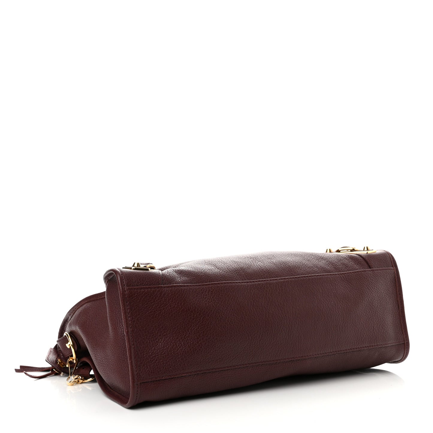 Chevre Gold Metallic Edge Hardware City Cassis