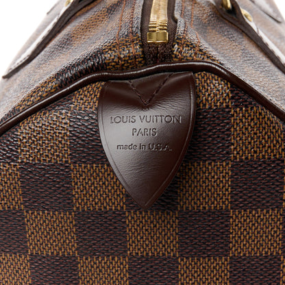 Louis Vuitton Damier Ebene Speedy 30 9 of 14