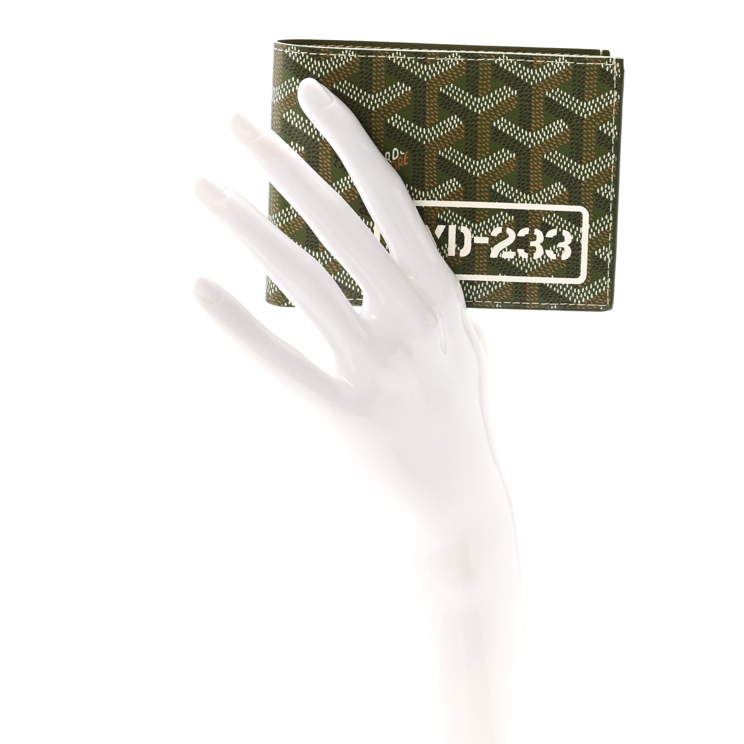 Goyardine Bi-Fold Victoire PM Wallet Khaki