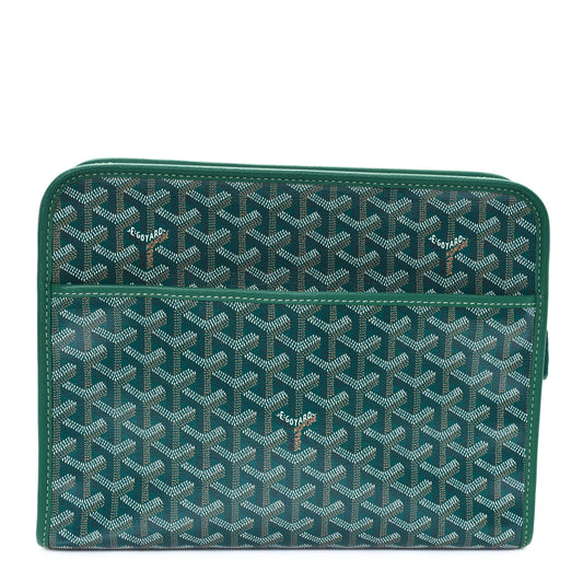 Goyardine Jouvence Toiletry Pouch Green