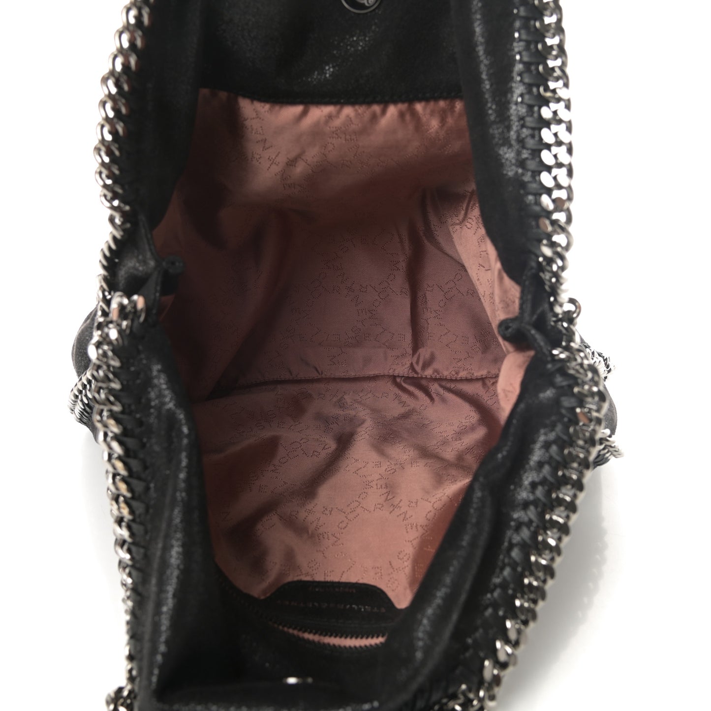 Shaggy Deer Falabella Fold Over Tote Black