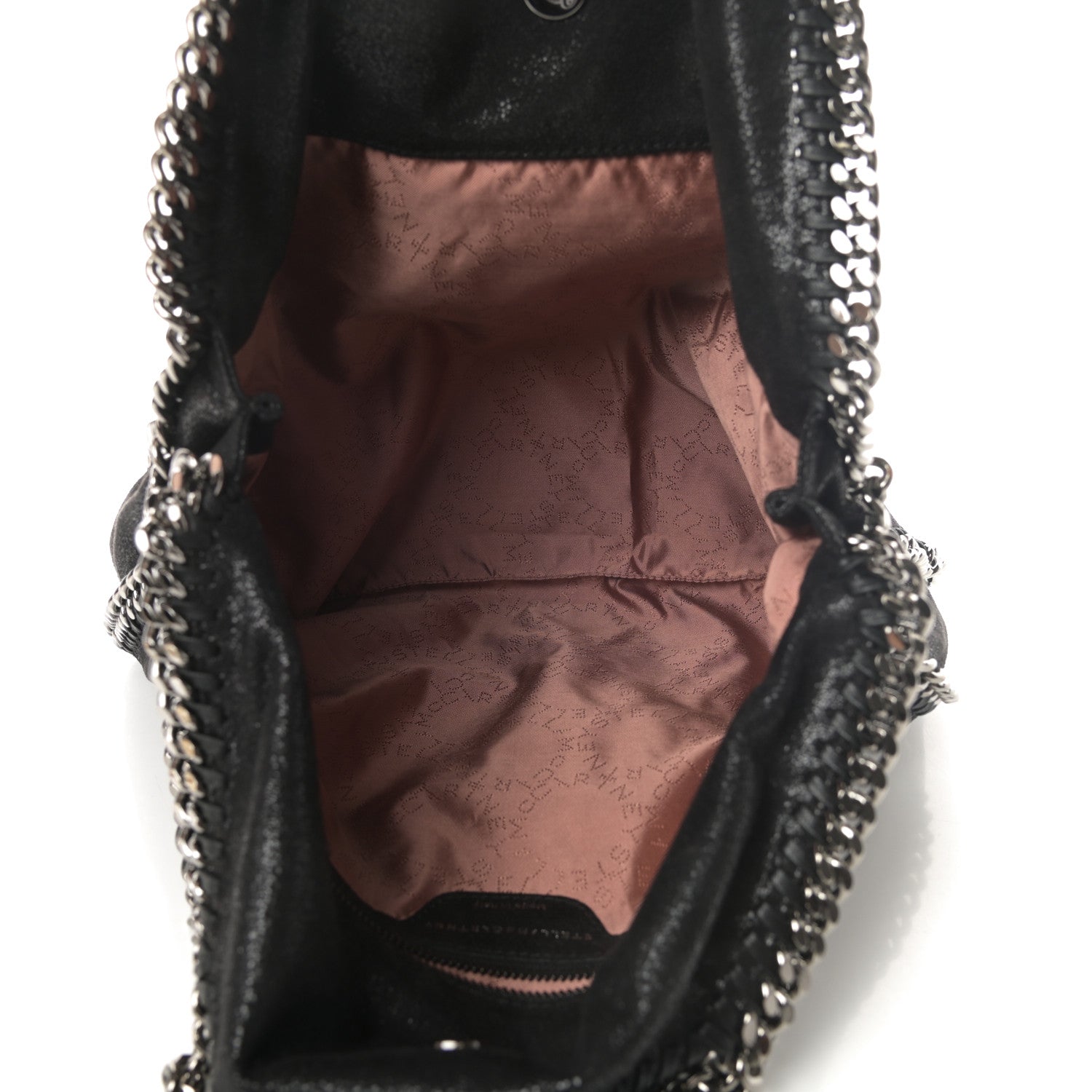 Stella McCartney Shaggy Deer Falabella Fold Over Tote Black 5 of 10
