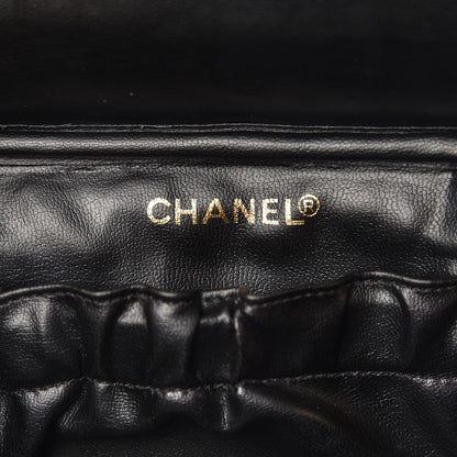 Chanel Lambskin Vanity Cosmetic Case Black 5 of 8