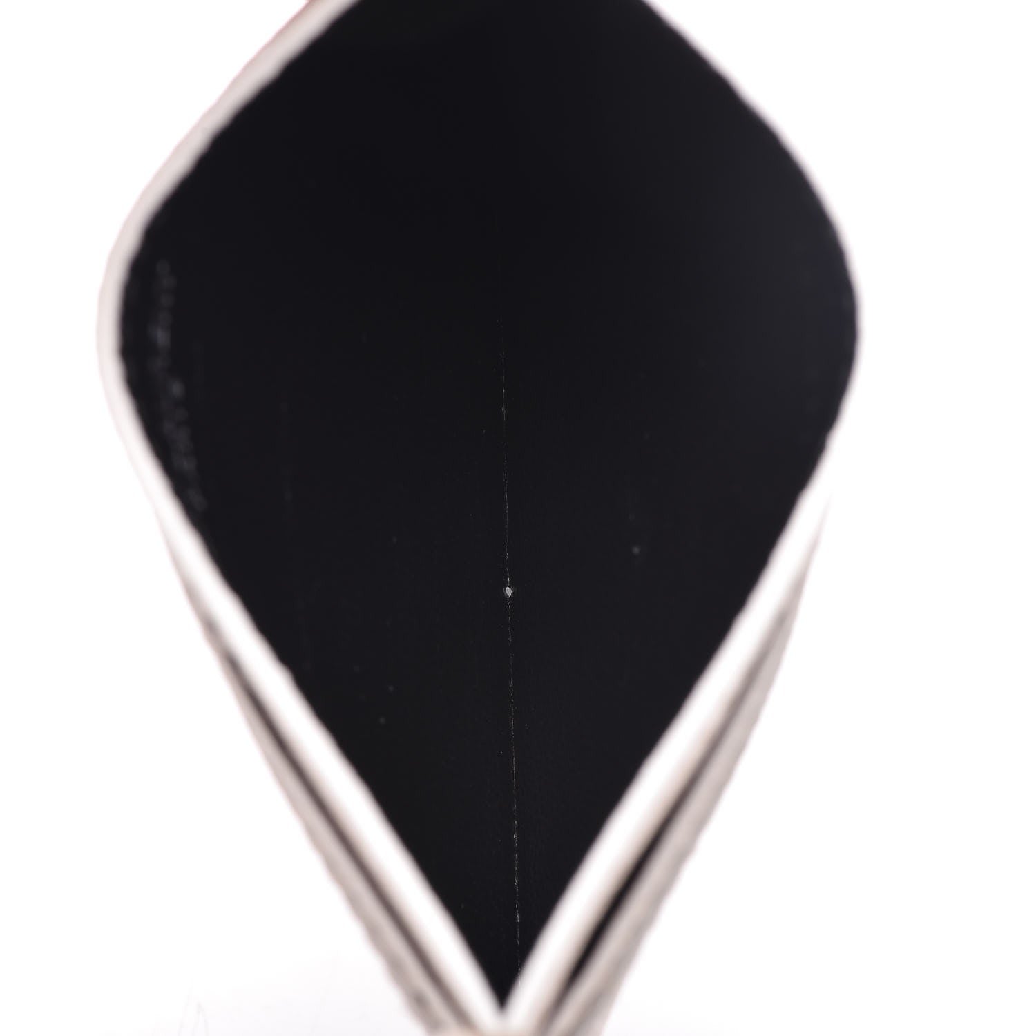 Saint Laurent Grain De Poudre Monogram Credit Card Case Rose 5 of 10