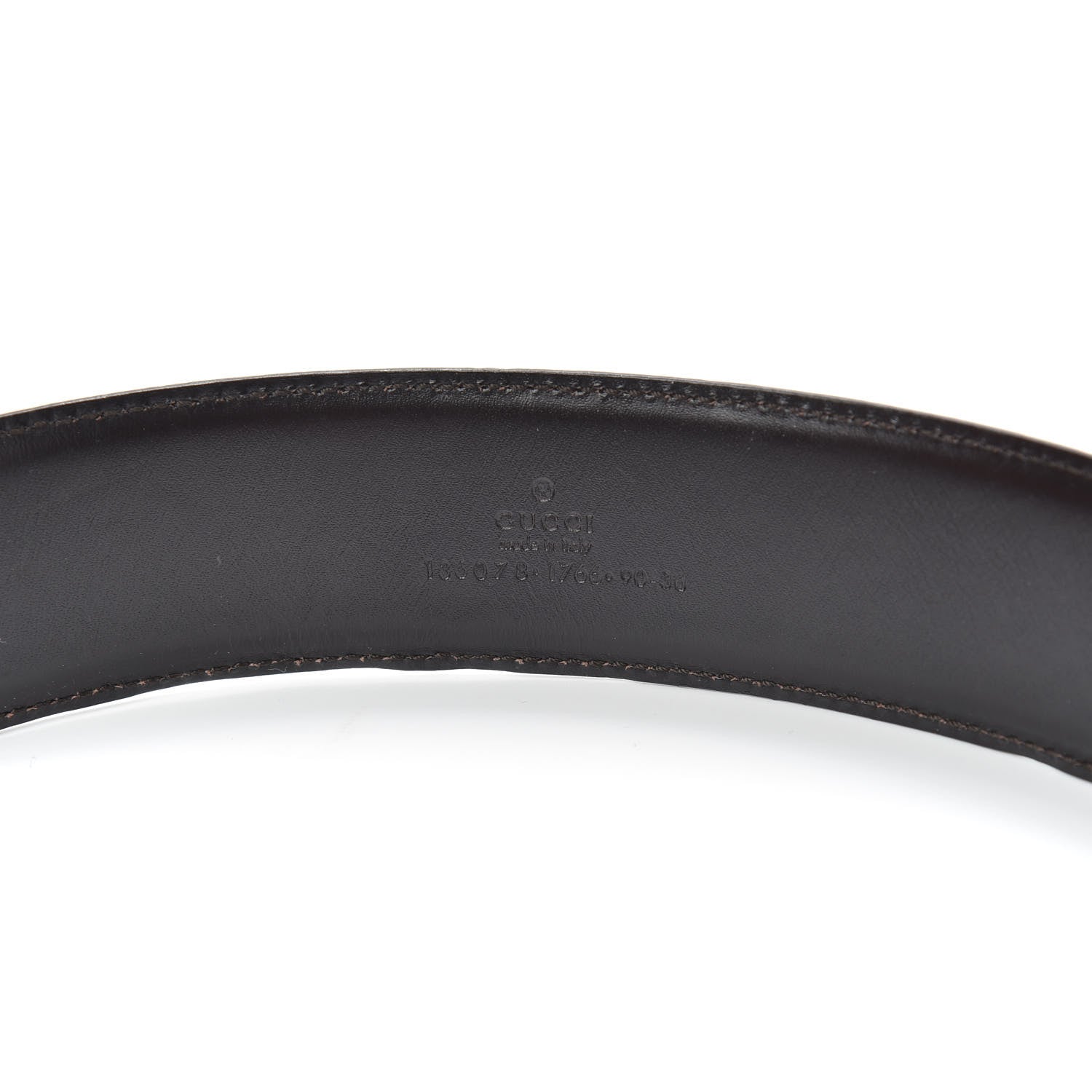 Gucci Calfskin Bamboo Ring Belt 90 36 Gold 4 of 4