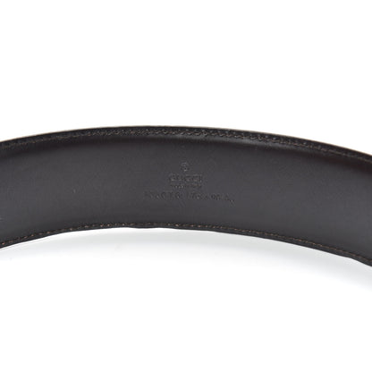 Gucci Calfskin Bamboo Ring Belt 90 36 Gold 4 of 4