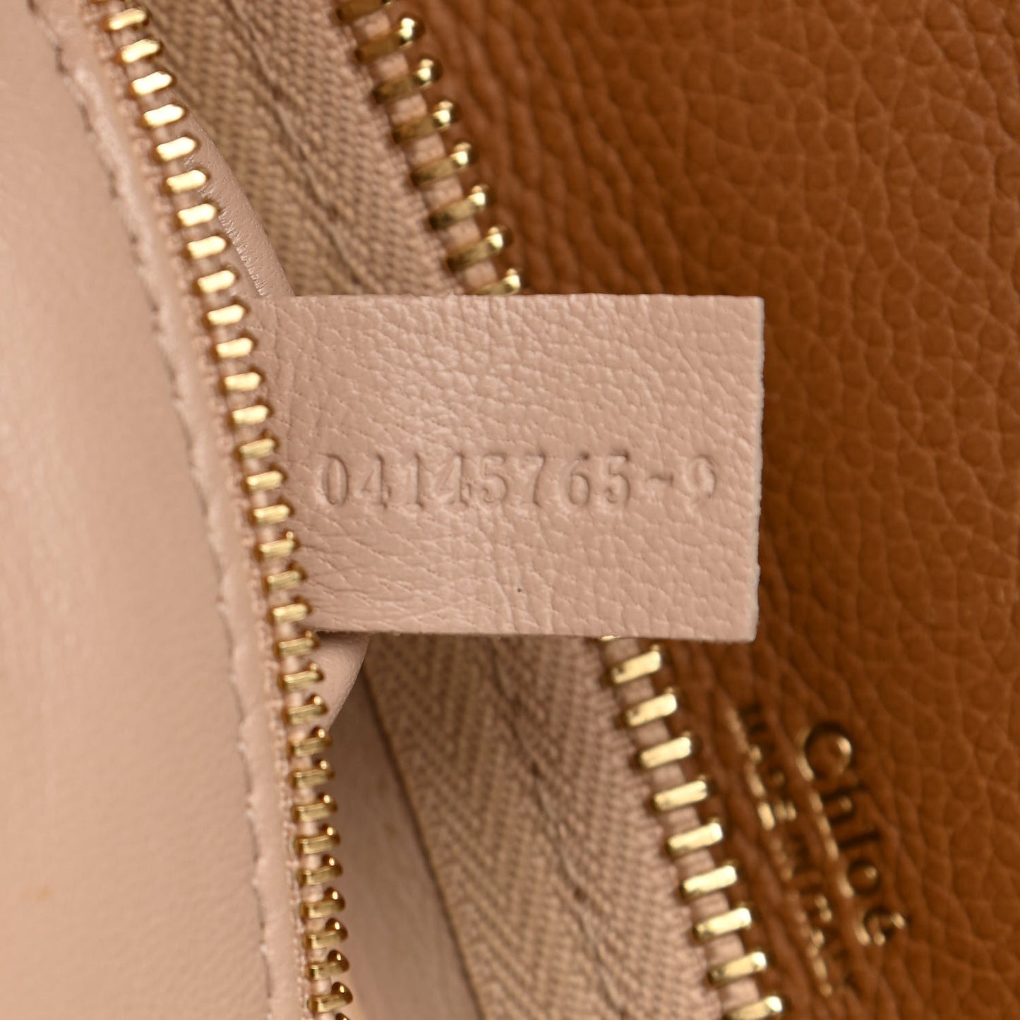 Calfskin Medium Clare Top Handle Bag Tan Black